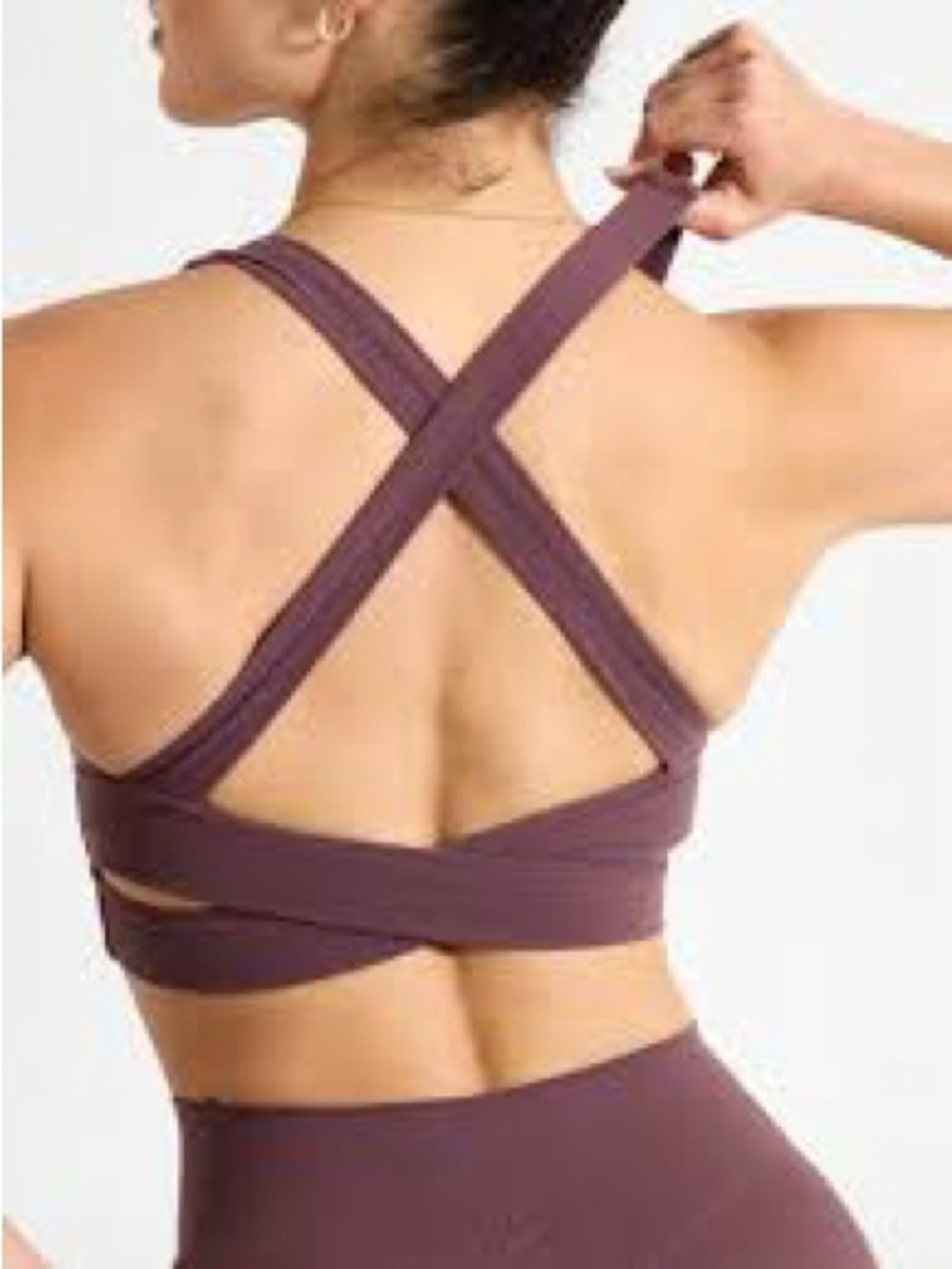 BuffBunny Collection Maroon Alpha Set - Crisscross Detail - Picture 7 of 7